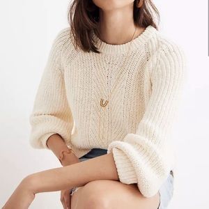 Madewell Ballon Sleeve Sweater
